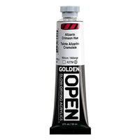 Бавносъхнеща акрилна боя GOLDEN OPEN 59 ml – 7450 Alizarínová Karmazínová Hue