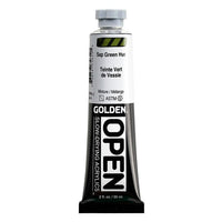 Бавносъхнеща акрилна боя GOLDEN OPEN 59 ml – 7461 Sapová Зелен оттенък