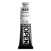 Бавносъхнеща акрилна боя GOLDEN OPEN 59 ml – 7468 Земен зелен нюанс