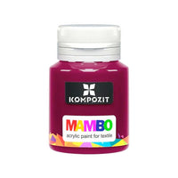 MAMBO Акрилна боя за текстил и кожа 20 ml – 09 Бордо