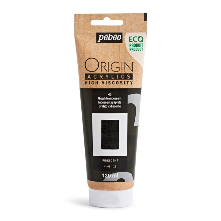 Акрилна боя Pebeo ORIGIN 120 мл – преливащ графит