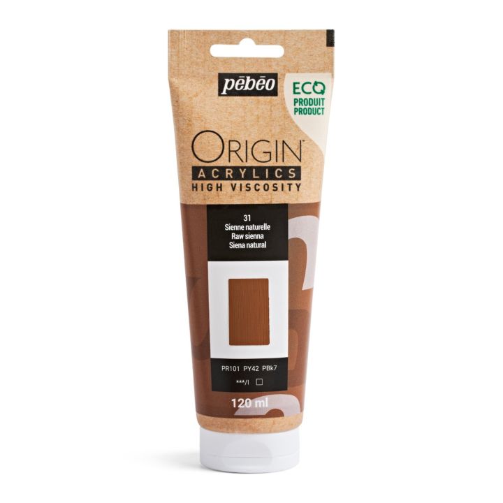 Акрилна боя Pebeo ORIGIN 120 мл – Суров сиена