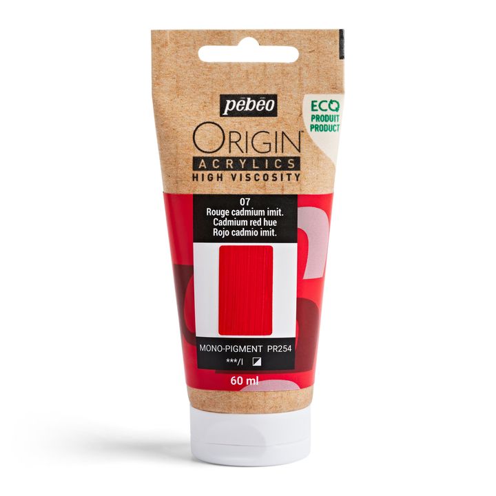 Акрилна боя Pebeo ORIGIN 60 ml – Кадмиевочервен оттенък