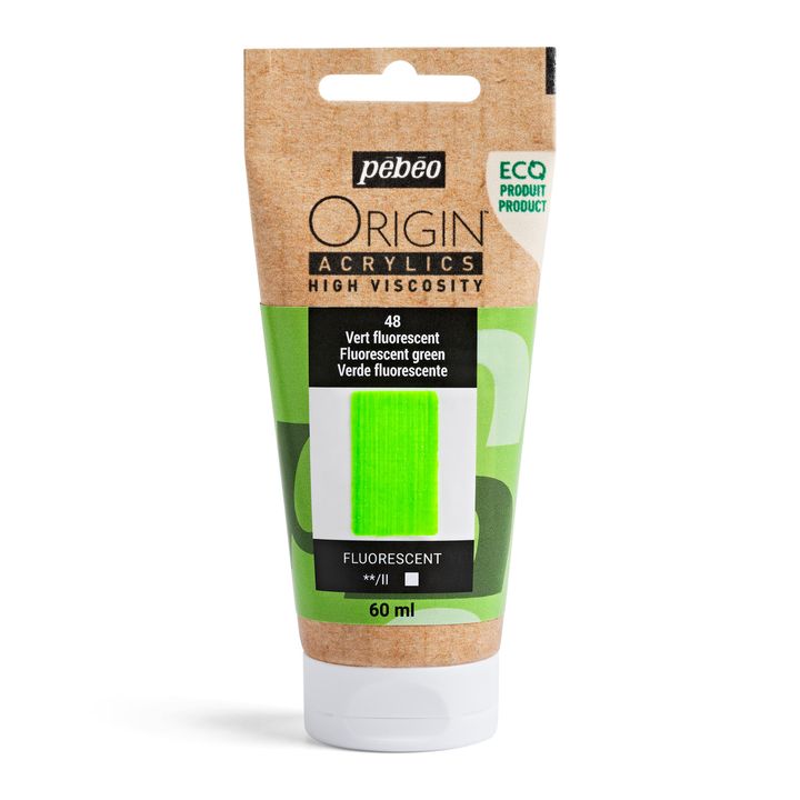 Акрилна боя Pebeo ORIGIN 60 ml – Флуоресцентозелен