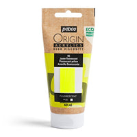 Акрилна боя Pebeo ORIGIN 60 ml – Флуоресцентожълт