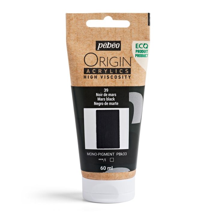Акрилна боя Pebeo ORIGIN 60 ml – Марс черен