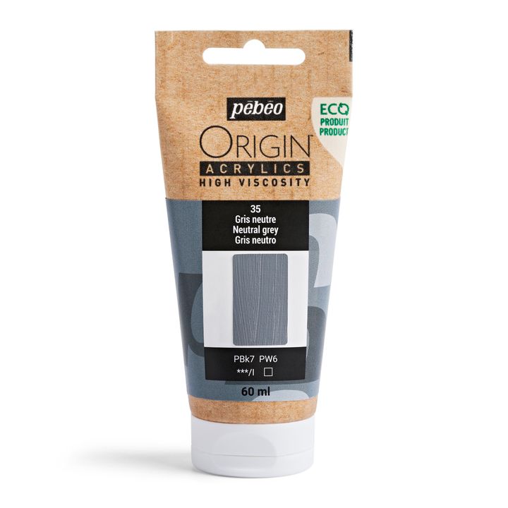 Акрилна боя Pebeo ORIGIN 60 ml – Неутрален сив