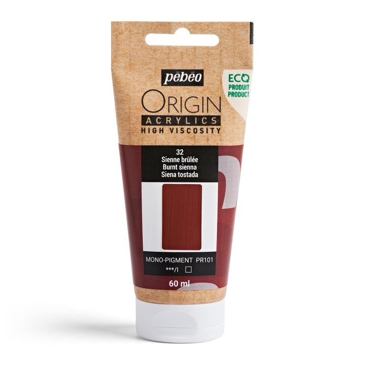 Акрилна боя Pebeo ORIGIN 60 ml – Изгорял сиена