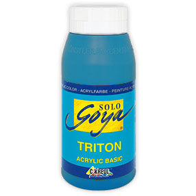 Акрилна боя Solo Goya TRITON 750 мл – Turquoise Blue