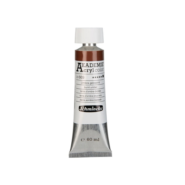 Акрилни бои Schmincke AKADEMIE 60 ml – 669 umbra pálená