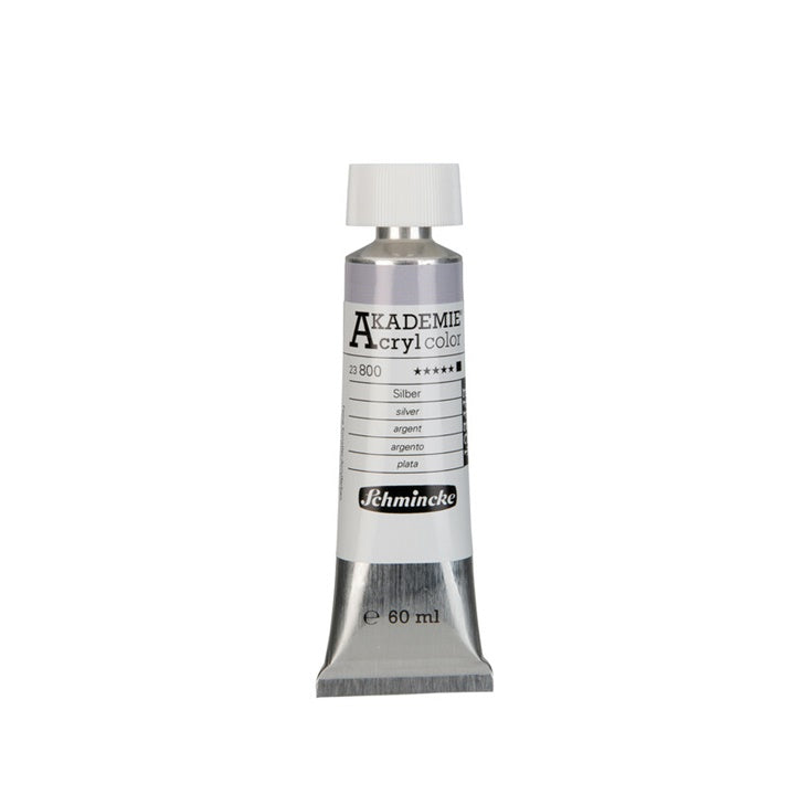 Акрилни бои Schmincke AKADEMIE 60 ml – 800 strieborná