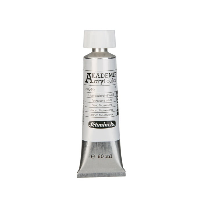 Акрилни бои Schmincke AKADEMIE 60 ml – 840 fluorescenčná biela