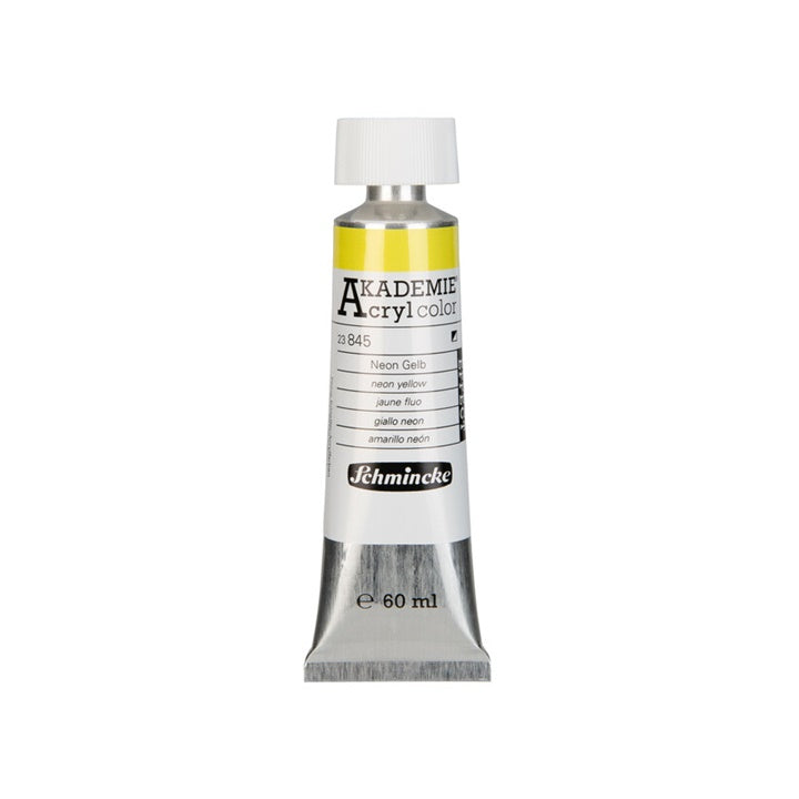 Акрилни бои Schmincke AKADEMIE 60 ml – 845 neónovožltá