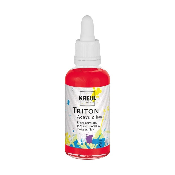 Акрилно мастило Triton 40 ml - KREUL – череша червена