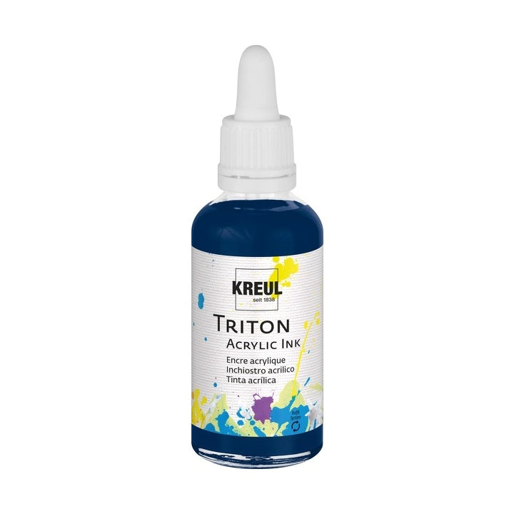 Акрилно мастило Triton 40 ml - KREUL – тъмносиньо