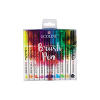 Акварел маркери Ecoline Brush Pen - 10 бр. Комплект — изображение 1