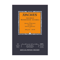 Акварелен блок ARCHES Aquarelle Rough естествено бял 300 g/m² – 12 листа