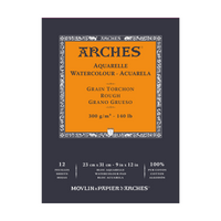 Акварелен блок ARCHES Aquarelle Rough естествено бял 300 g/m² – 12 листа