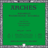 Акварелен блок ARCHES CP естествено бял 300 g/m² – 20 листа