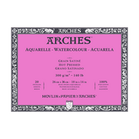 Акварелен блок ARCHES HP естествено бял 300 g/m² – 20 листа