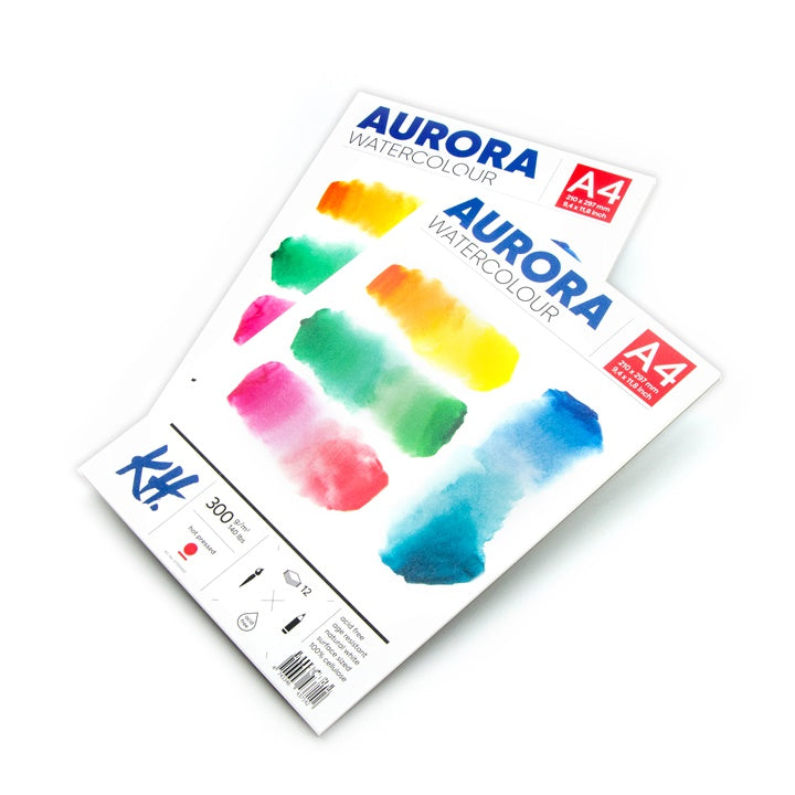 Акварелен блок AURORA hot press - 12 листа — изображение 2