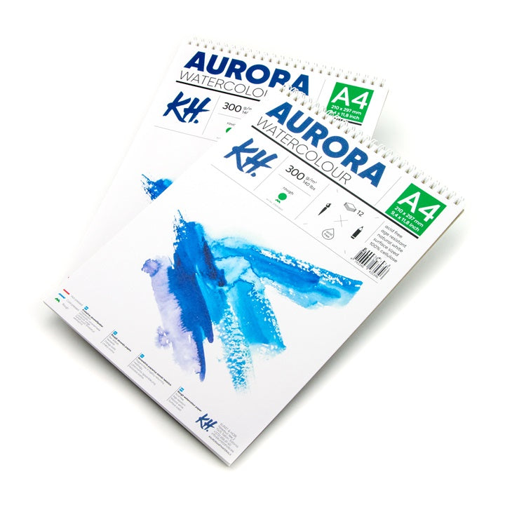 Акварелен блок AURORA rough със спирала - 12 листа — изображение 1