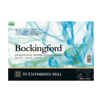 Акварелен блок CANSON St Cuthberts Bockingford 300 g/m² 12 листа със спирала 18 – 41 cm