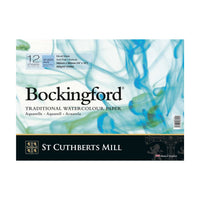 Акварелен блок CANSON St Cuthberts Bockingford 300 g/m² 12 листа със спирала 18 – 41 cm
