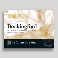 Акварелен блок CANSON St Cuthberts Bockingford Rough 300 g/m² 31 – 41 cm - 12 листа