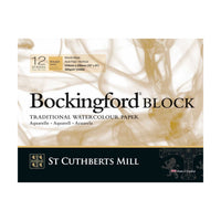 Акварелен блок CANSON St Cuthberts Bockingford Rough 300 g/m² 31 – 41 cm - 12 листа