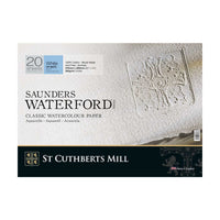 Акварелен блок CANSON St Cuthberts Saunders Waterford CP бял 300 g/m² 20 листа – 26 – 51 cm