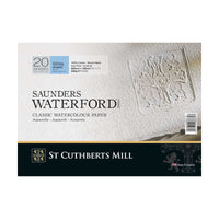 Акварелен блок CANSON St Cuthberts Saunders Waterford CP бял 300 g/m² 20 листа – 26 – 51 cm