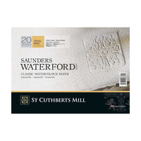 Акварелен блок CANSON St Cuthberts Saunders Waterford Rough 300 g/m² 26 – 51 cm - 20 листа