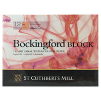 Акварелен блок St Cuthberts Mill Bockingford HP бял 300 g/m² 12 листа - 31 – 41 cm