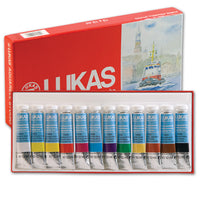 Акварели LUKAS STUDIO 12x10 мл - комплект в картонена кутия — изображение 1