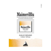 Акварелна боя Maimeri Blu – половин ваничка 1.5 ml – Индийско жълто