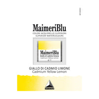 Акварелна боя Maimeri Blu – половин ваничка 1.5 ml – Кадмий жълт лимон