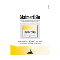 Акварелна боя Maimeri Blu – половин ваничка 1.5 ml – Кадмий жълт среден
