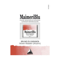 Акварелна боя Maimeri Blu – половин ваничка 1.5 ml – Кафяв краплак ализарин
