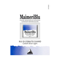 Акварелна боя Maimeri Blu – половин ваничка 1.5 ml – Кобалт синьо светло
