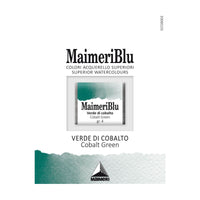Акварелна боя Maimeri Blu – половин ваничка 1.5 ml – Кобалт зелено