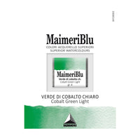 Акварелна боя Maimeri Blu – половин ваничка 1.5 ml – Кобалт зелено светло