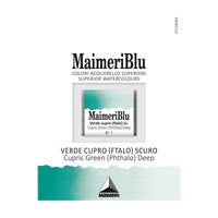 Акварелна боя Maimeri Blu – половин ваничка 1.5 ml – Медно зелено тъмно