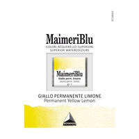 Акварелна боя Maimeri Blu – половин ваничка 1.5 ml – Перманент жълт лимон