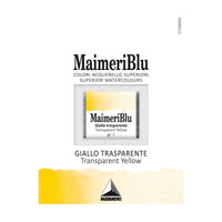Акварелна боя Maimeri Blu – половин ваничка 1.5 ml – Прозрачно жълто
