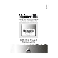 Акварелна боя Maimeri Blu – половин ваничка 1.5 ml – Титаниево бяло
