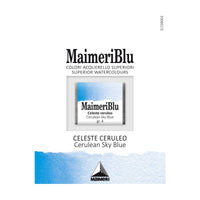 Акварелна боя Maimeri Blu – половин ваничка 1.5 ml – Церулеум небесносиньо