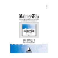 Акварелна боя Maimeri Blu – половин ваничка 1.5 ml – Церулеум синьо
