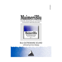 Акварелна боя Maimeri Blu – половин ваничка 1.5 ml – Ултрамарин тъмен