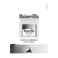 Акварелна боя Maimeri Blu – половин ваничка 1.5 ml – Въглеродно черно